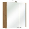SPIEGELSCHRANK 62/70/20 cm  - Eichefarben, Basics, Glas/Holz (62/70/20cm) - Xora