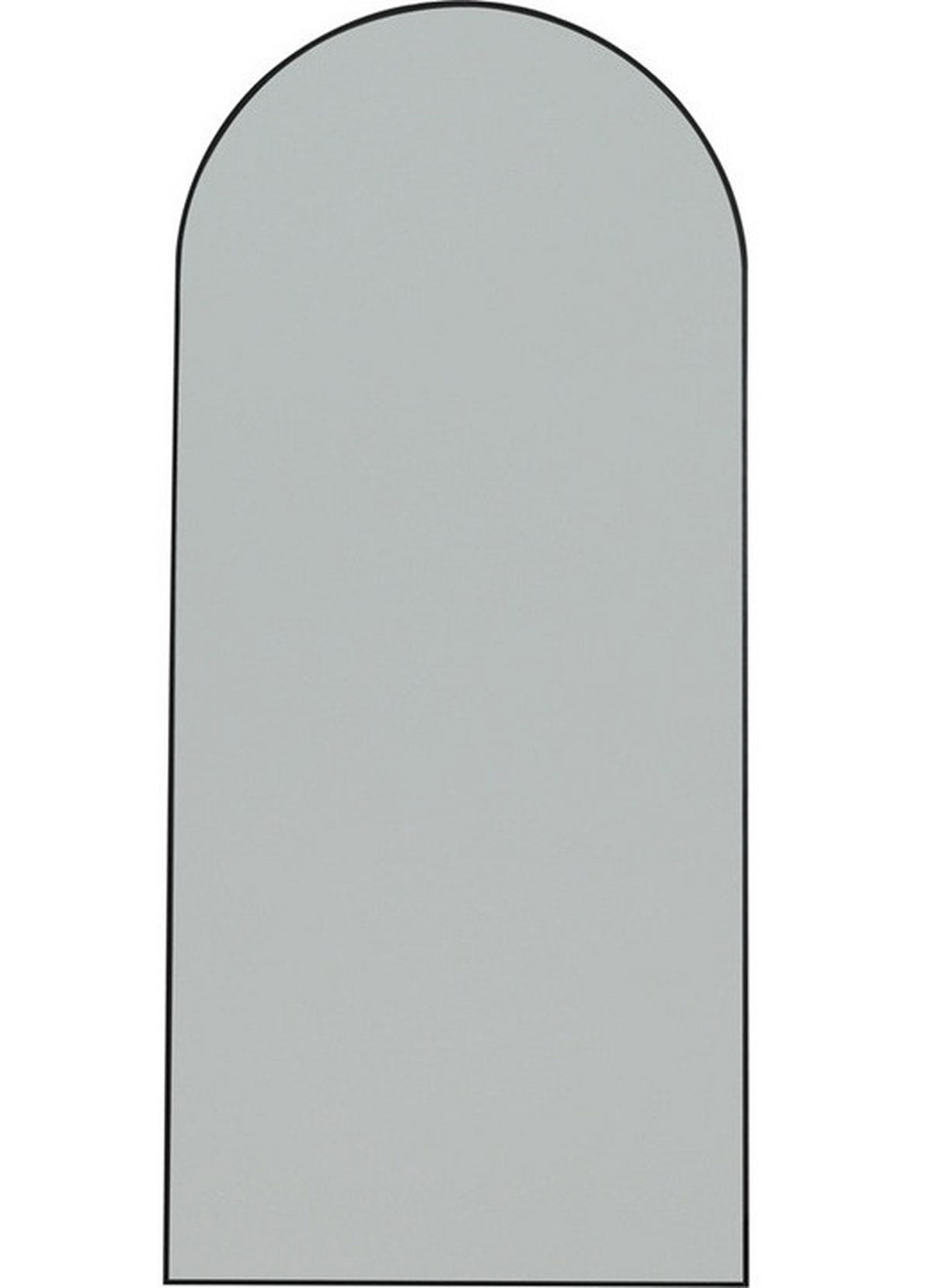 SPEGEL 80/180/3 cm  - silver/svart, Design, metall/glas (80/180/3cm) - Best Price