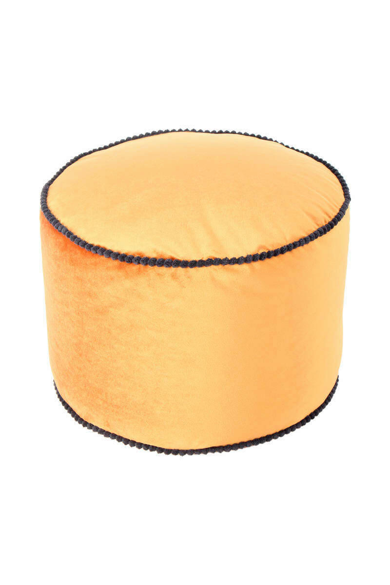 SITTPUFF i  - bronsfärgad, Basics, textil (47/32/47cm) - Kayoom