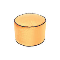 POUF in Bronzefarben Textil  - Bronzefarben, Basics, Textil (47/32/47cm) - Kayoom