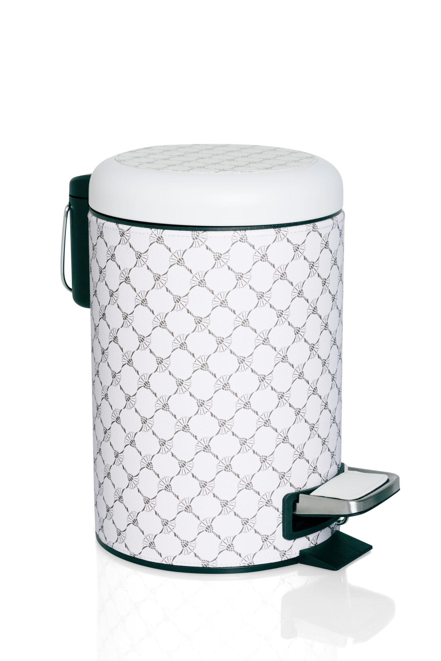 TRETEIMER CORNFLOWERACCESSOIRES 2,5 L  - Schwarz/Weiß, Design, Kunststoff (17/26/24cm) - Joop!