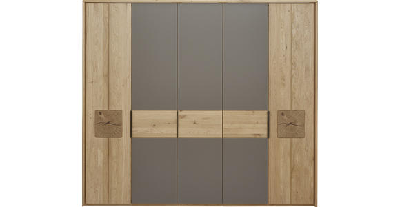 DREHTÜRENSCHRANK 251,9/223,3/62 cm 5-türig  - Eichefarben/Braun, Natur, Holz/Holzwerkstoff (251,9/223,3/62cm) - Valnatura