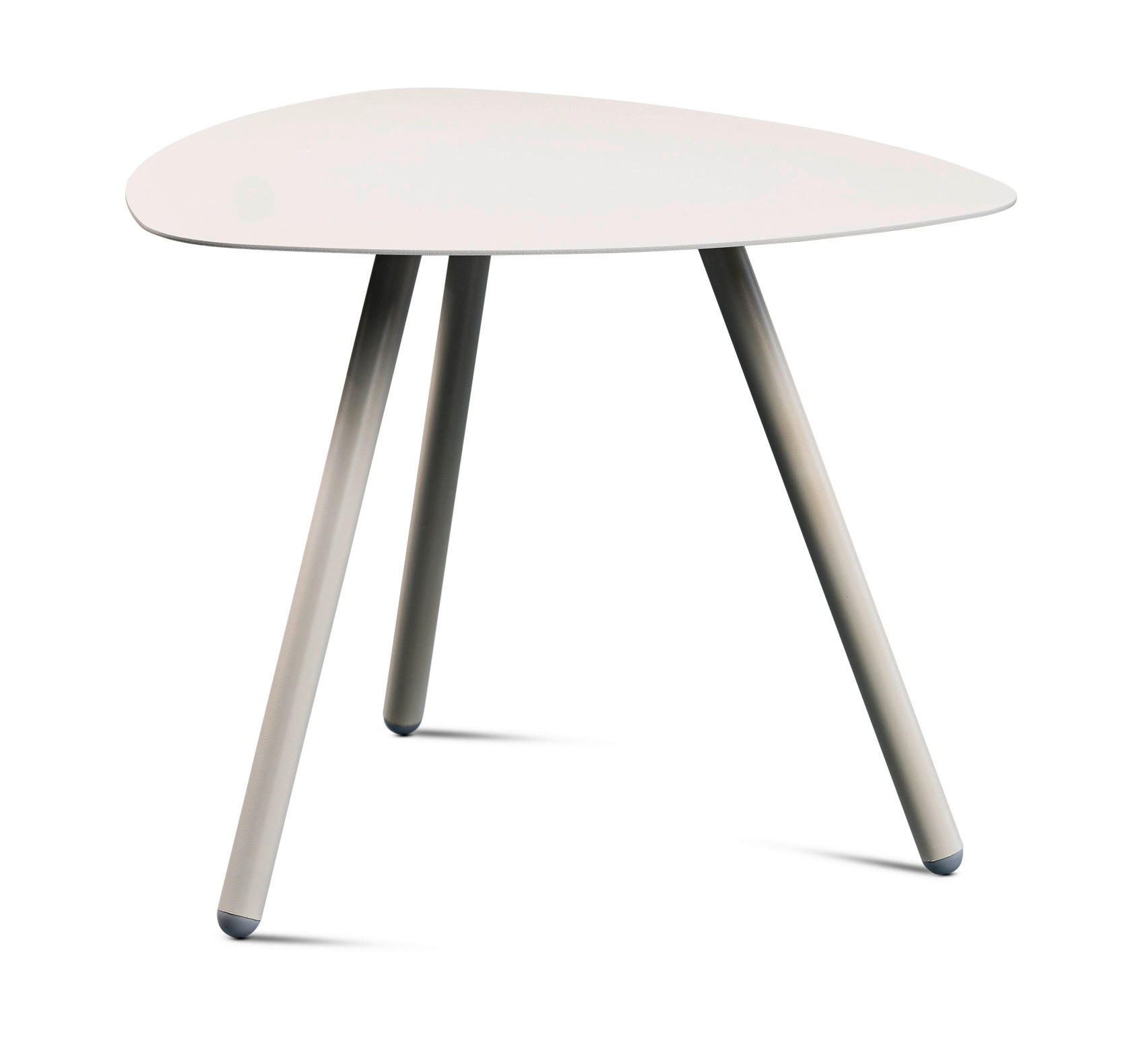 BEISTELLTISCH 50/50/40 cm Grau Freiform  - Grau, Design, Metall (50/50/40cm) - Xora