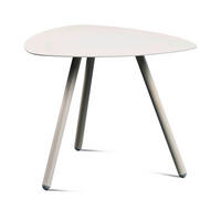BEISTELLTISCH 50/50/40 cm Grau Freiform  - Grau, Design, Metall (50/50/40cm) - Xora