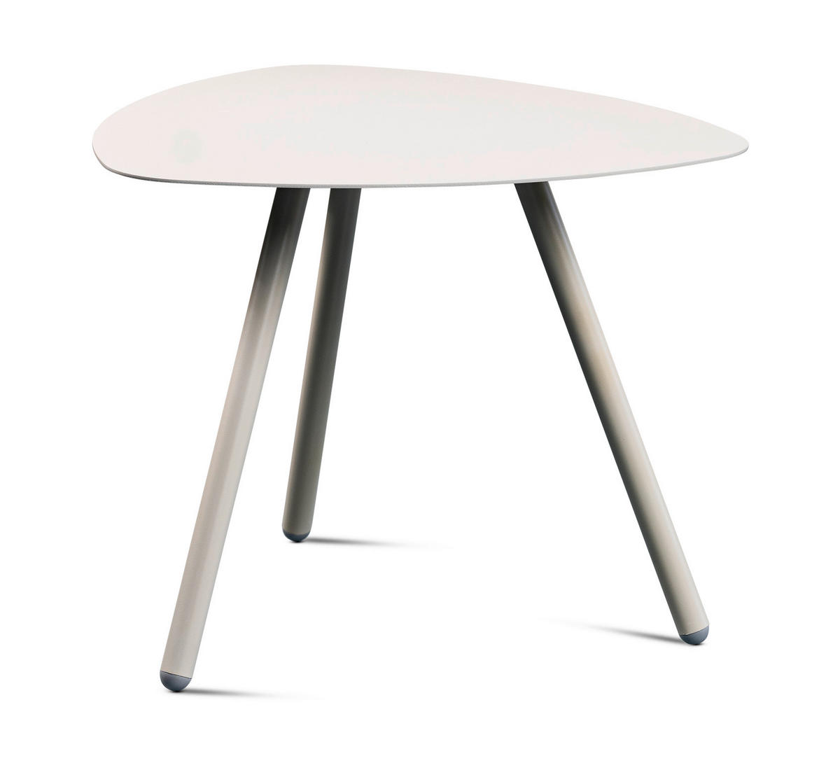 BEISTELLTISCH 50/50/40 cm Grau Freiform  - Grau, Design, Metall (50/50/40cm) - Xora