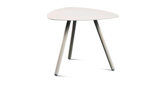 BEISTELLTISCH 50/50/40 cm Grau Freiform - Grau, Design, Metall (50/50/40cm) - Xora