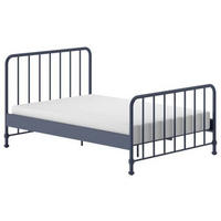 KINDER-/JUNIORBETT 140/200 cm  in Blau  - Blau, ROMANTIK / LANDHAUS, Holz/Metall (140/200cm) - MID.YOU