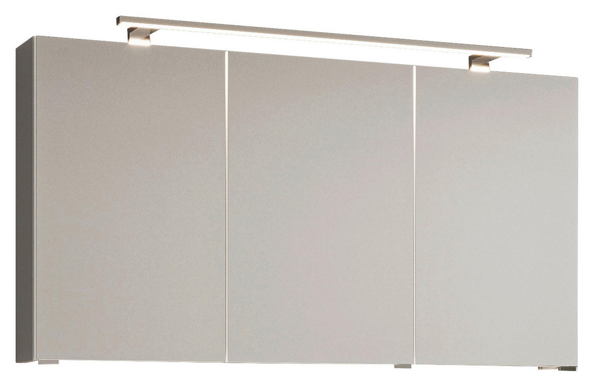 SPIEGELSCHRANK 120/64/15 cm  - MODERN, Glas/Holzwerkstoff (120/64/15cm) - Novel