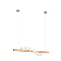 HÄNGELEUCHTE 120/150 cm  - Weiß, Trend, Glas (120/150cm) - Collett's Monde