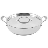 SERVIERPFANNE Jamie Oliver 30 cm  - Silberfarben/Schwarz, Design, Metall (30cm) - Tefal