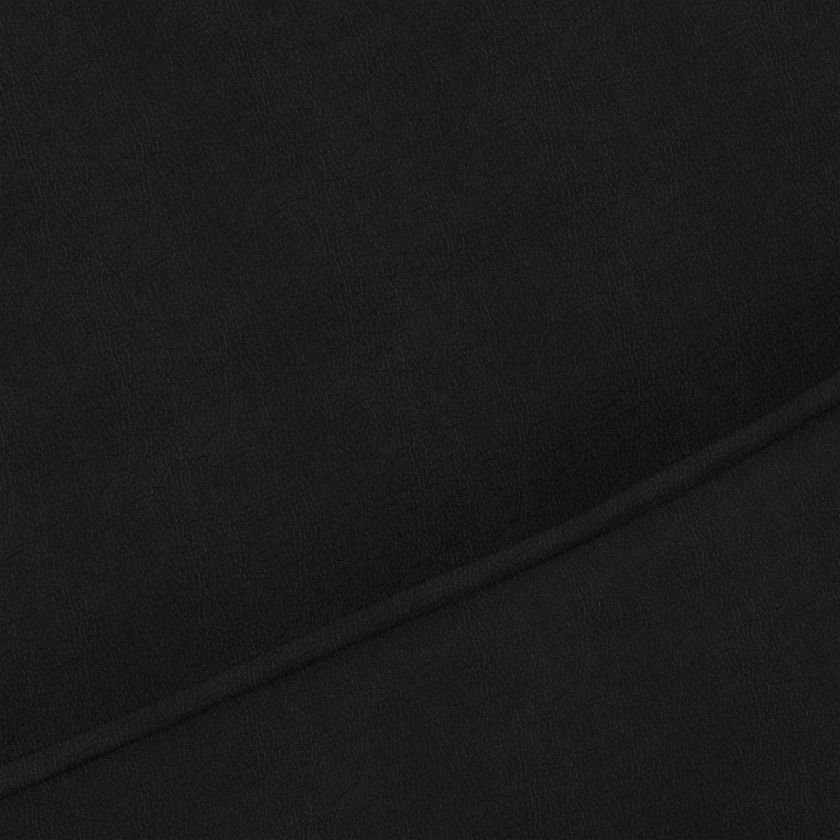 ECKSOFA in Echtleder Schwarz  163/305 cm  - Eichefarben/Schwarz, Design, Leder/Holz (163/305cm) - Novel