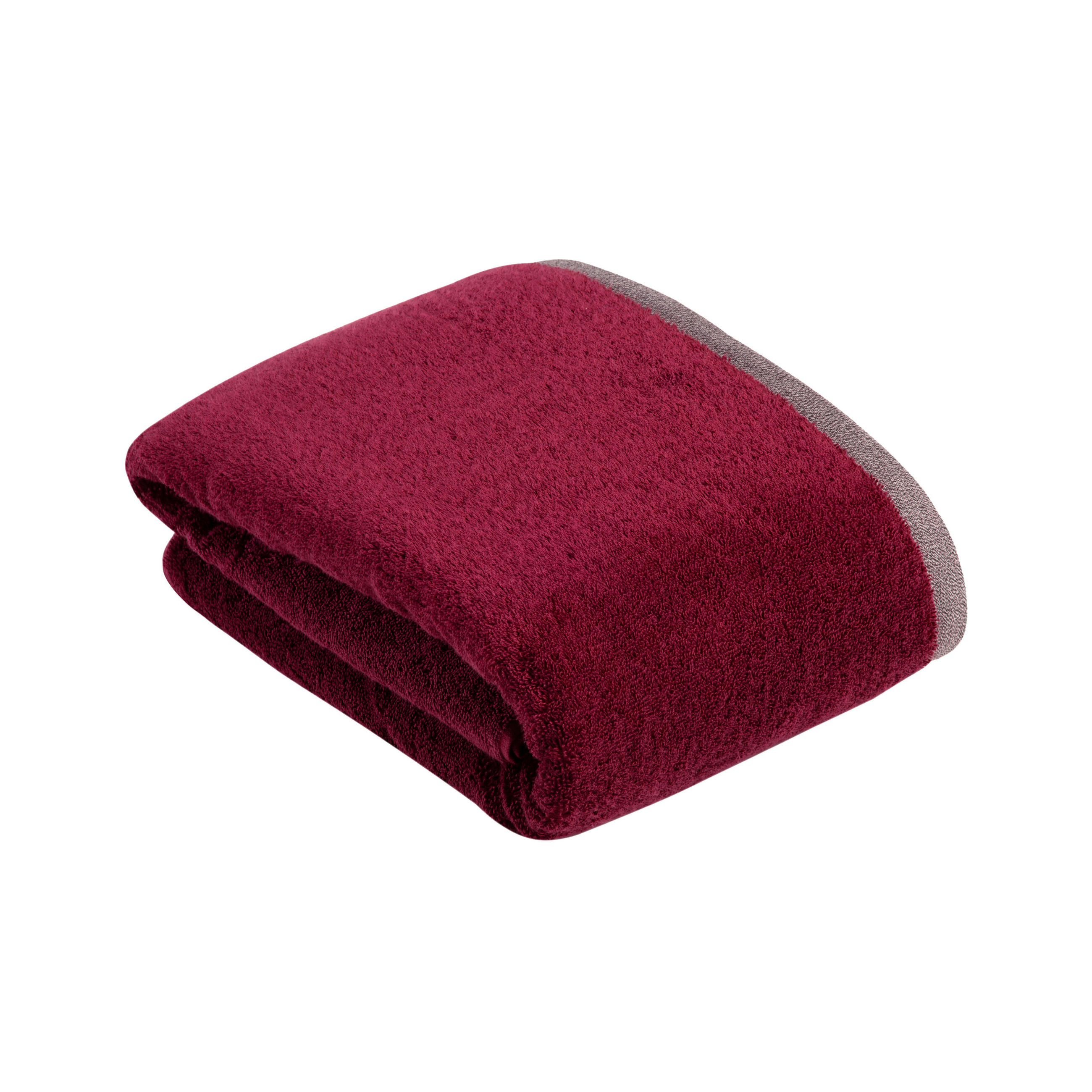 BADETUCH 150/100 cm Rot  - Rot, Basics, Textil (150/100cm) - Vossen