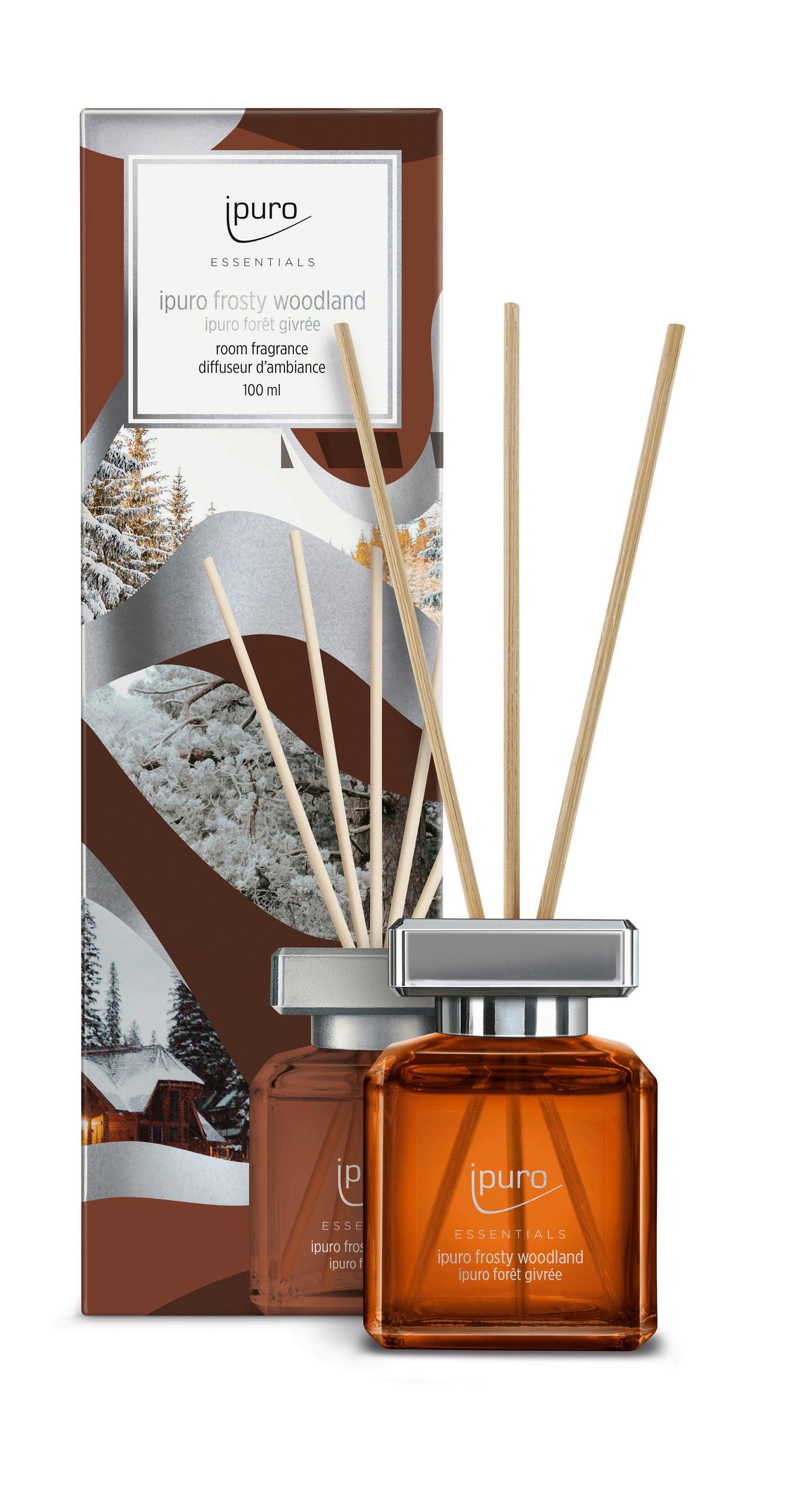 POKOJOVÁ VŮNĚ 100 ml - tmavě oranžová, Basics, sklo (100ml)