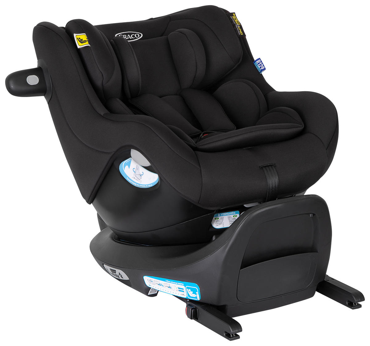 KINDERSITZ-SET Snug Turn Bundle Midnight   - Schwarz, Basics, Kunststoff/Textil (66/43/58cm) - Graco