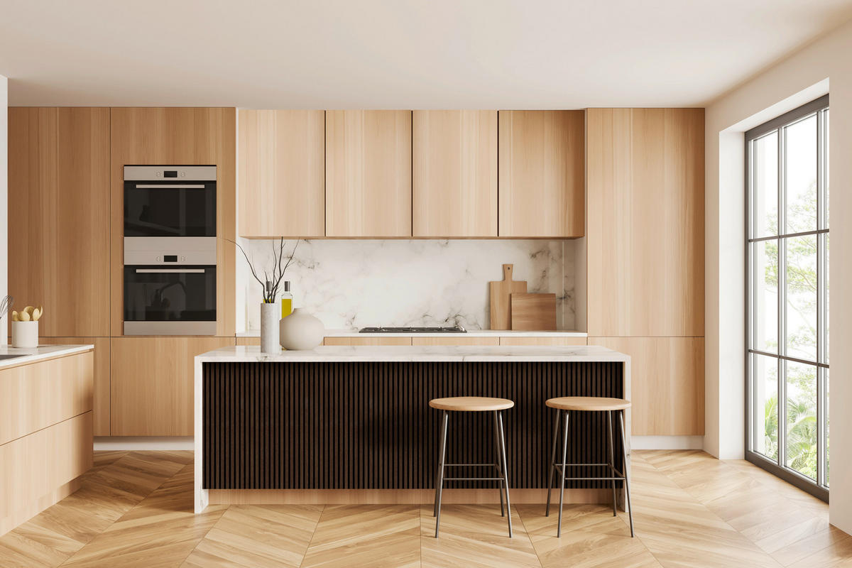 AKUSTIKPANEEL PVC Eiche foliert 57.25/1.9/240 cm  - Eichefarben, KONVENTIONELL, Holzwerkstoff/Textil (57.25/1.9/240cm)