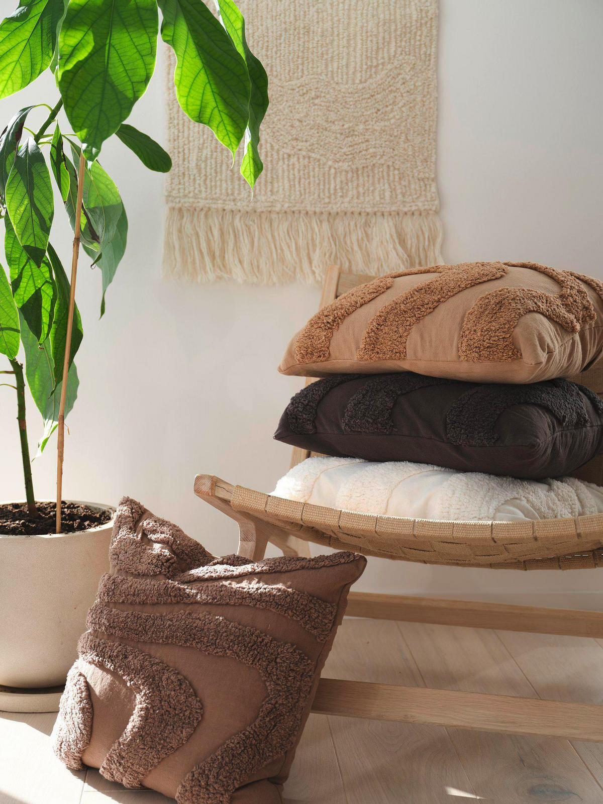 KISSENHÜLLE Svea 45/45 cm  - Grau, Basics, Textil (45/45cm) - Svanefors