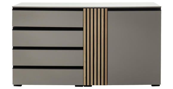 SIDEBOARD 167/92/45 cm  - Wildeiche/Greige, Design, Holz/Holzwerkstoff (167/92/45cm) - Moderano