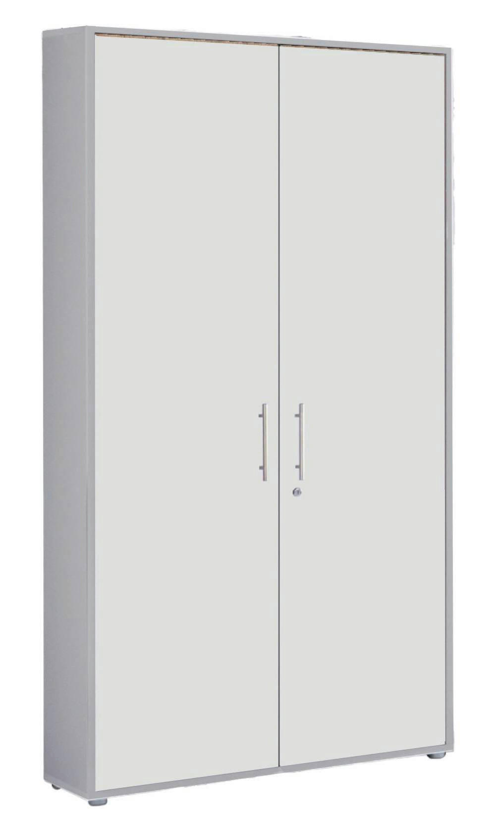 Aktenschrank Office Edition Weiß, Grau B: 84,4cm