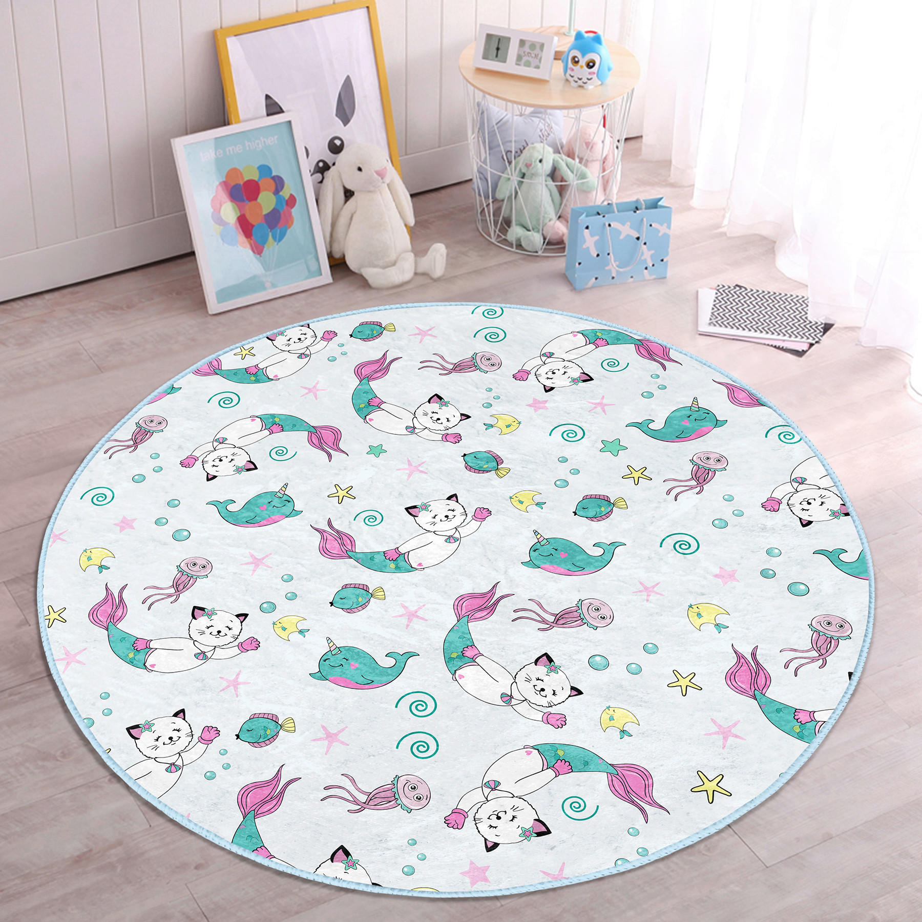 XXXLutz Kinderteppich Mehrfarbig 150x150 cm