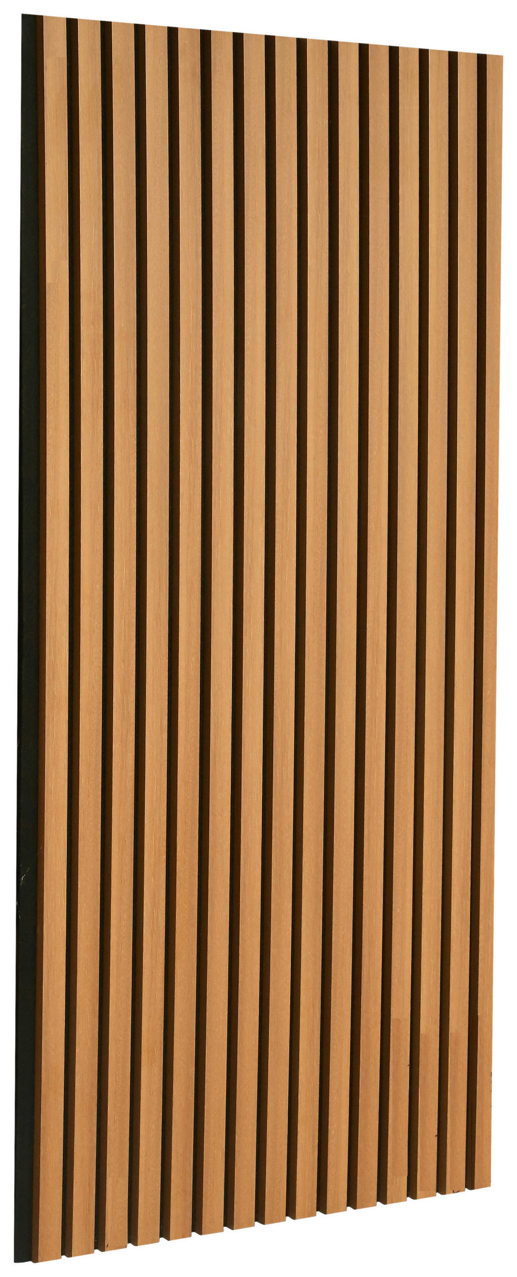 AKUSTIKPANEEL Echtholz, Nachbildung 60/120/2,1 cm 2 Stück  - Walnussfarben/Schwarz, Trend, Holz/Holzwerkstoff (60/120/2,1cm) - Boxxx