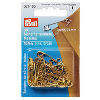 SICHERHEITSNADELN - Goldfarben, Basics, Metall (5.7/9.3/1.1cm)