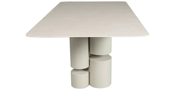 ESSTISCH in Metall, Keramik, Holzwerkstoff 200/100/76 cm  - Beige, Design, Keramik/Holzwerkstoff (200/100/76cm) - Belluti