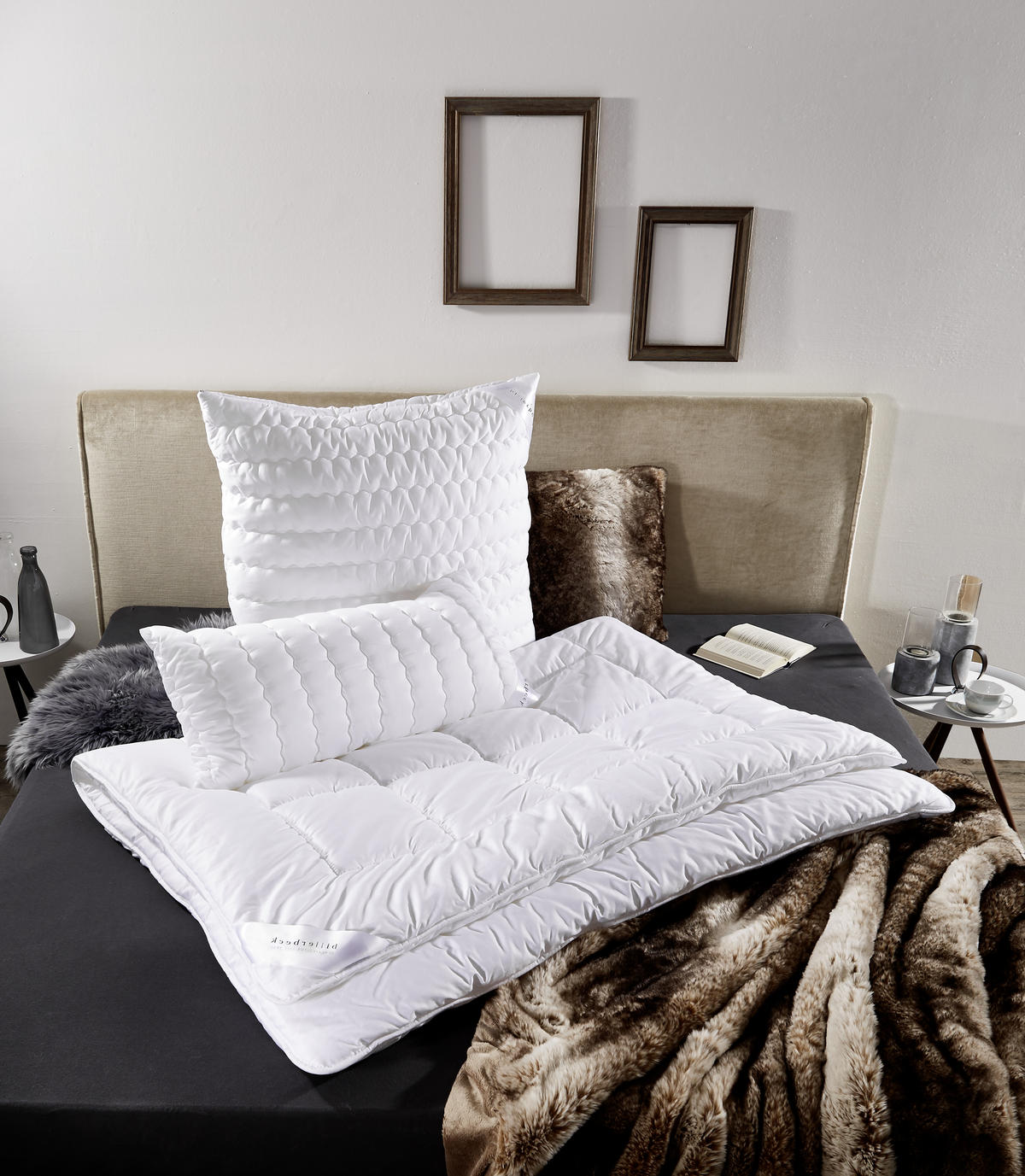 WINTERDECKE  Antigua  135/200 cm   - Weiß, Basics, Textil (135/200cm) - Billerbeck