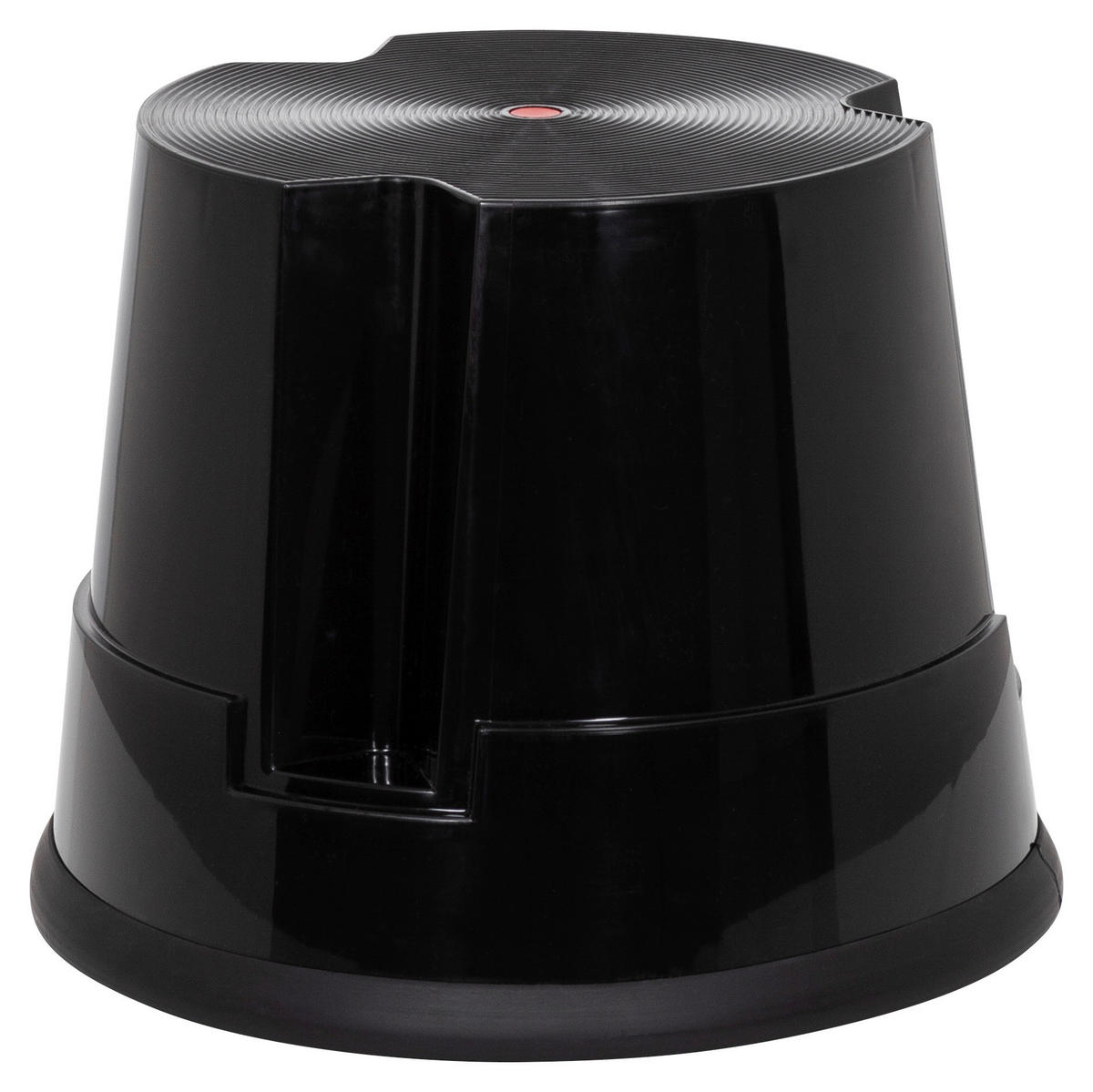 TRITTHOCKER Schwarz  - Schwarz, MODERN, Kunststoff (39/32/39cm) - MID.YOU