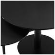 COUCHTISCH in Metall, Glas 87,5/65/45 cm  - Schwarz, Design, Glas/Metall (87,5/65/45cm) - Carryhome