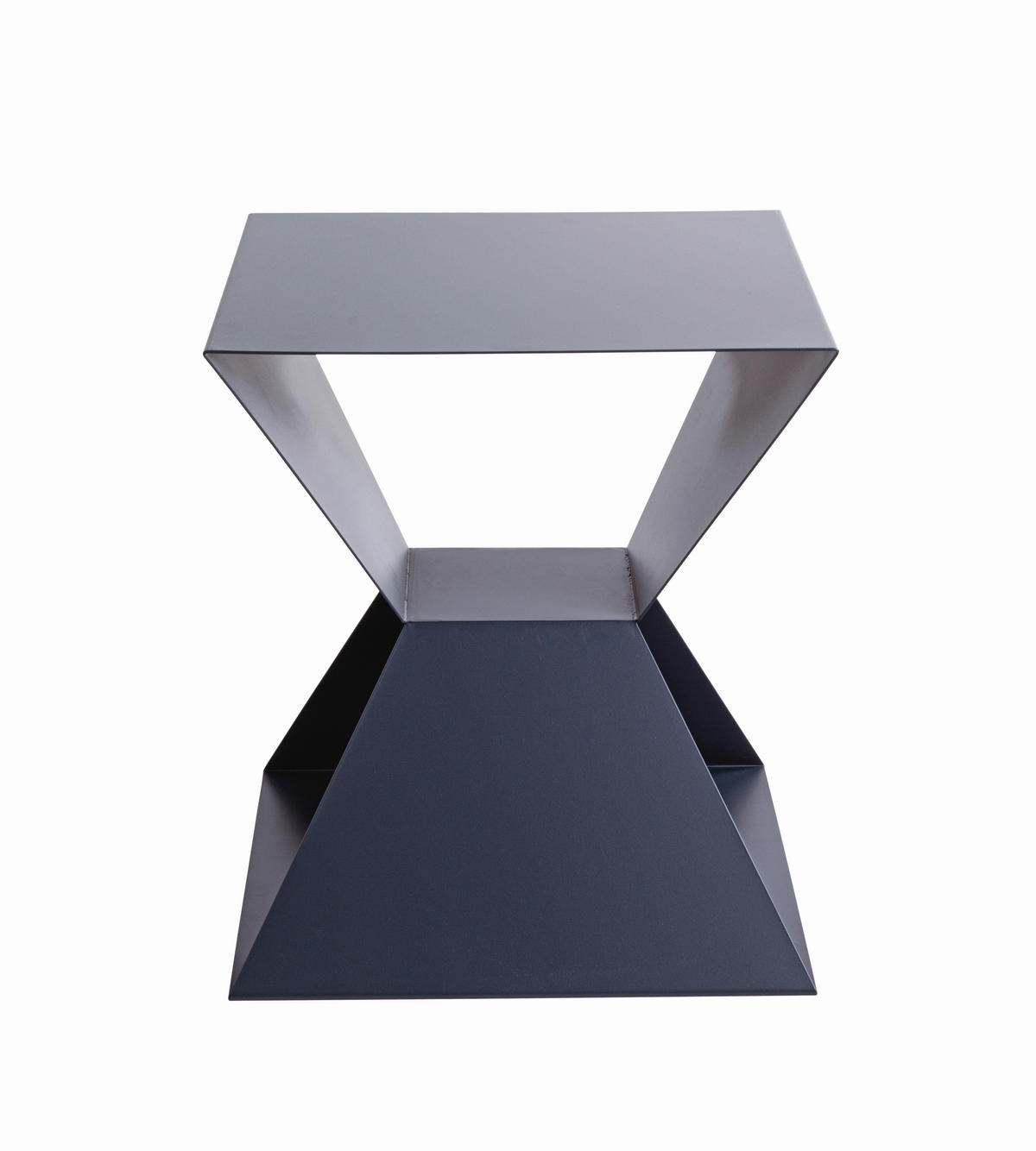 BEISTELLTISCH in Metall 40/40/45 cm  - Graphitfarben, Design, Metall (40/40/45cm)