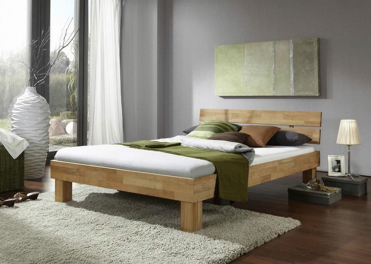 FUTONBETT 180/200 cm,  in Buchefarben,  - Buchefarben, MODERN, Holz (180/200cm) - MID.YOU