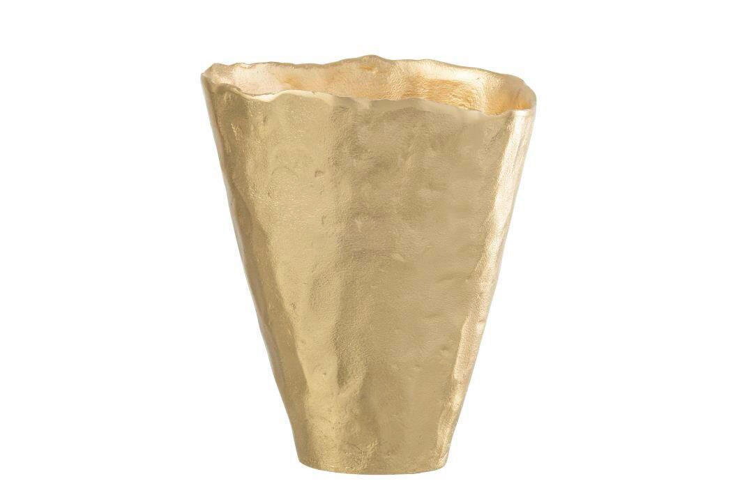 DEKOVASE  - Goldfarben, Basics, Metall (22,5/18/27cm)