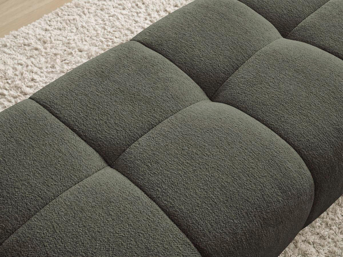 HOCKER EVEREST Flachgewebe Grün  - Schwarz/Grün, MODERN, Kunststoff/Textil (166/100/40cm)