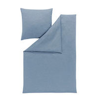 BETTWÄSCHE Takoma Interlock-Jersey 135/200 cm  - Taubenblau, Trend, Textil (135/200cm) - Estella