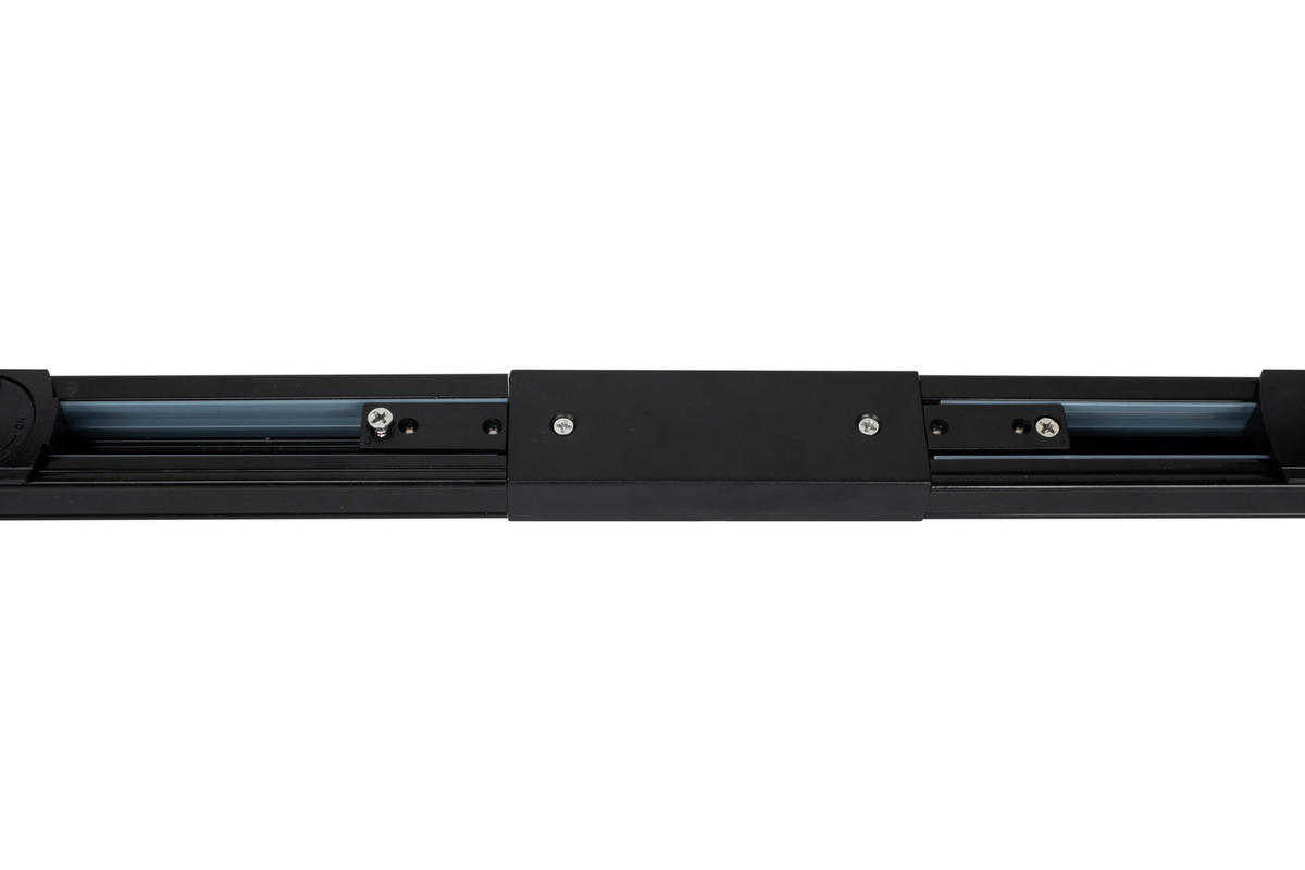 LED-STRAHLER Puk Track 204/8/15,5 cm   - Schwarz, Design, Metall (204/8/15,5cm) - Novel