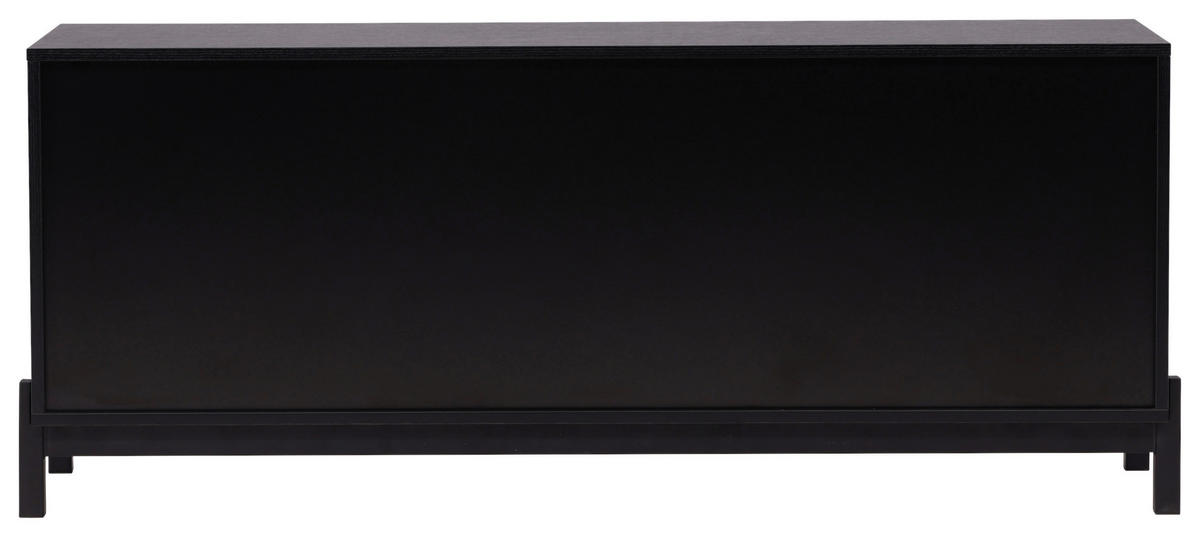 SIDEBOARD 135/56/40 cm  - svart, Design, metall/trämaterial (135/56/40cm) - Niels Andersson