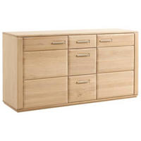 SIDEBOARD 161/85/47 cm  - silver/ekfärgad, Design, metall/trämaterial (161/85/47cm) - Livetastic