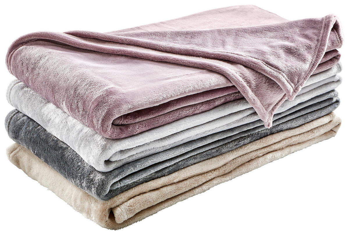 WOHNDECKE LUNA 140/190 cm  - KONVENTIONELL, Textil (140/190cm) - Novel