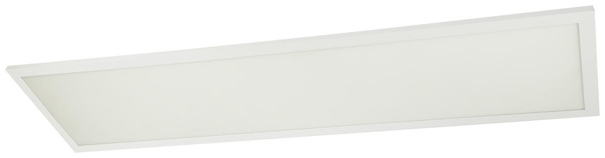 LED-DECKENLEUCHTE - Opal/Weiß, Trend, Kunststoff/Metall (120/30/5,3cm) - Globo