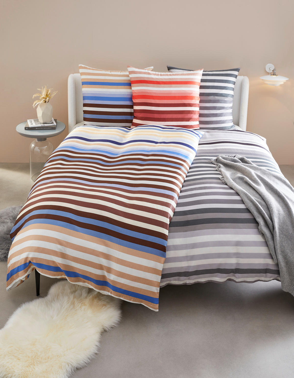 POVLEČENÍ, satén, modrá, 135/200 cm - modrá, Basics, textil (135/200cm) - Novel