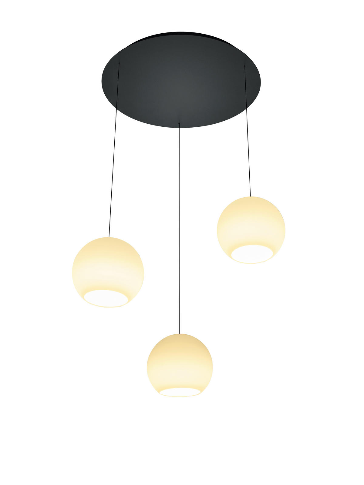 LED-HÄNGELEUCHTE 67/50-210 cm  - Alufarben, Design, Metall (67/50-210cm) - Bankamp
