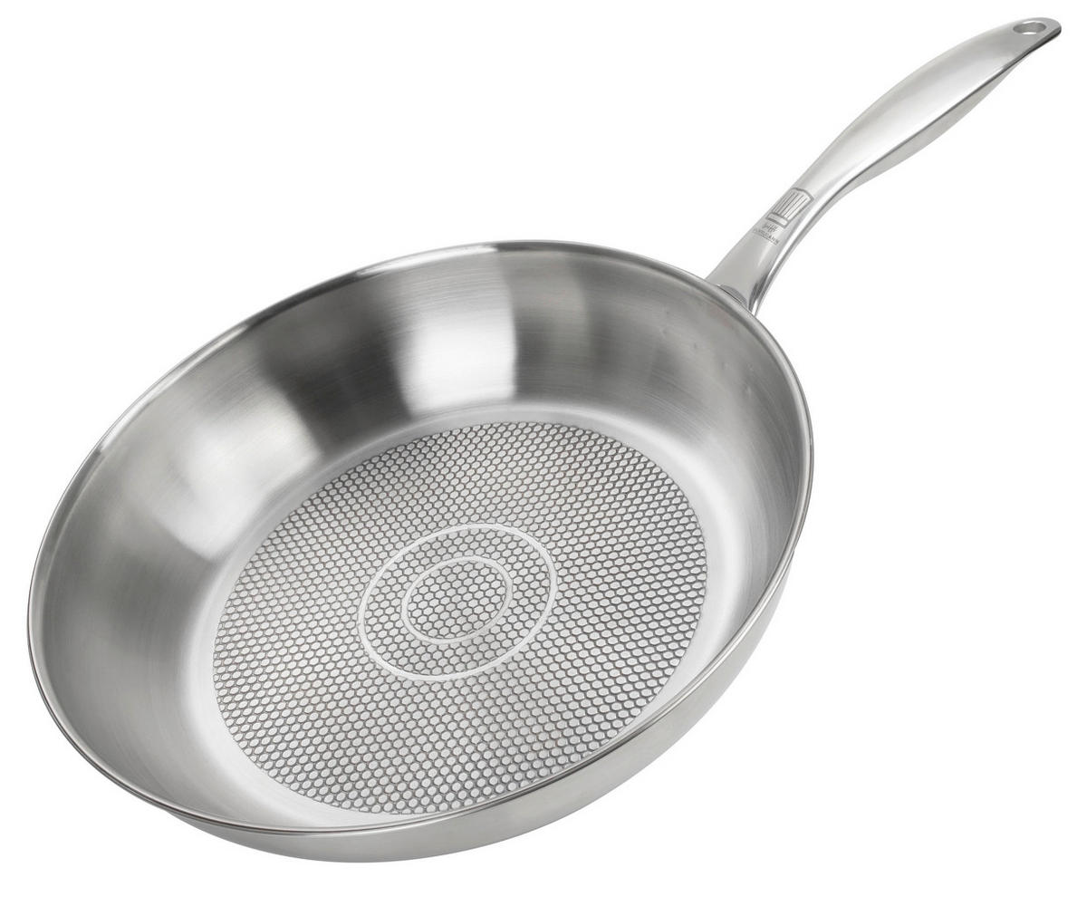 PFANNENSET 2-teilig 24 + 28 cm  - Silberfarben, Basics, Metall (24 + 28cm) - Chefkoch+Fackelmann