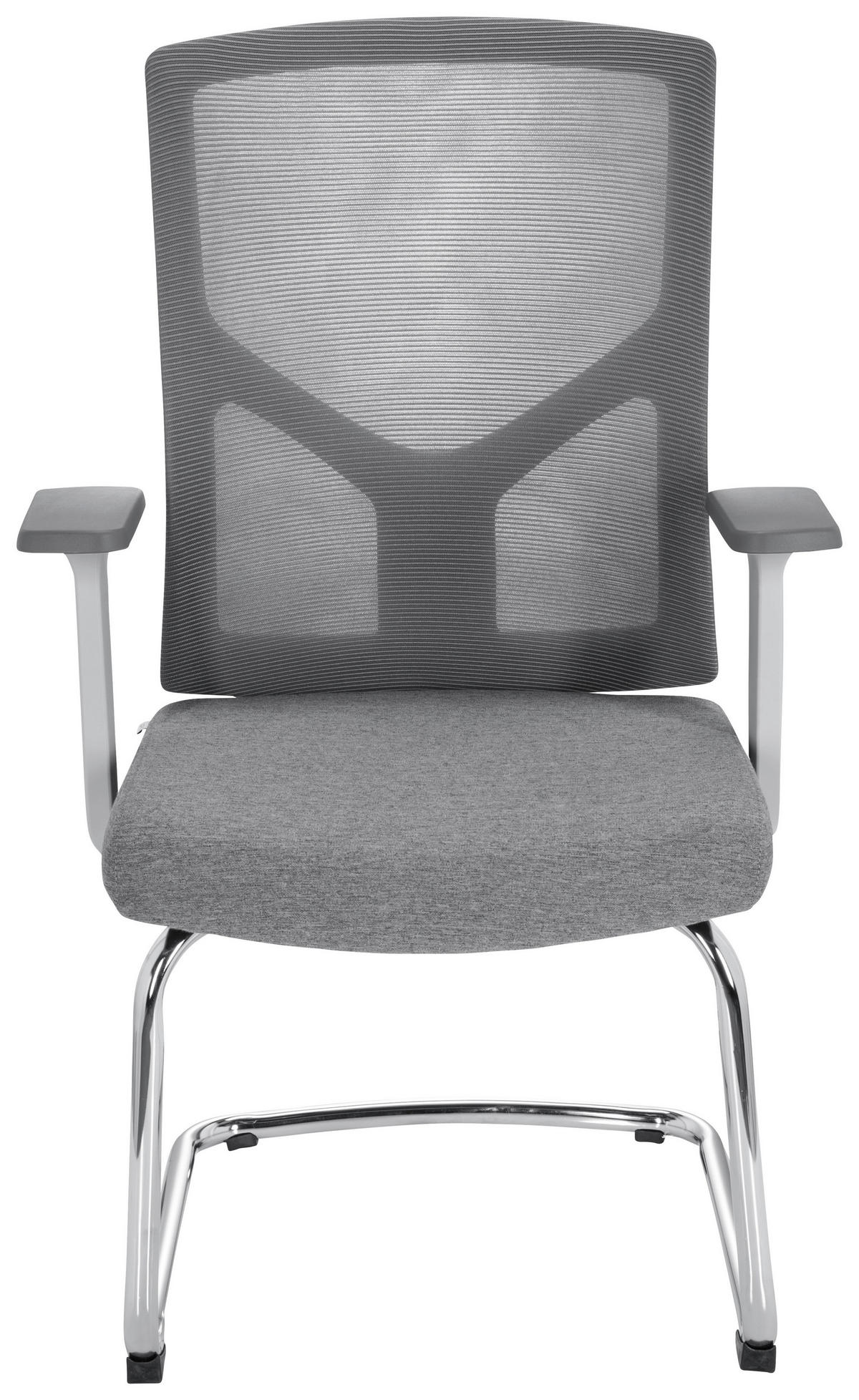 KONFERENČNÍ ŽIDLE - šedá, Moderní, kov/textil (62/106/66cm) - MID.YOU
