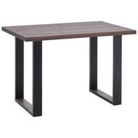 BARTISCH Eiche massiv rechteckig Anthrazit, Eichefarben  - Eichefarben/Anthrazit, Design, Holz/Metall (160/100/95cm) - Novel