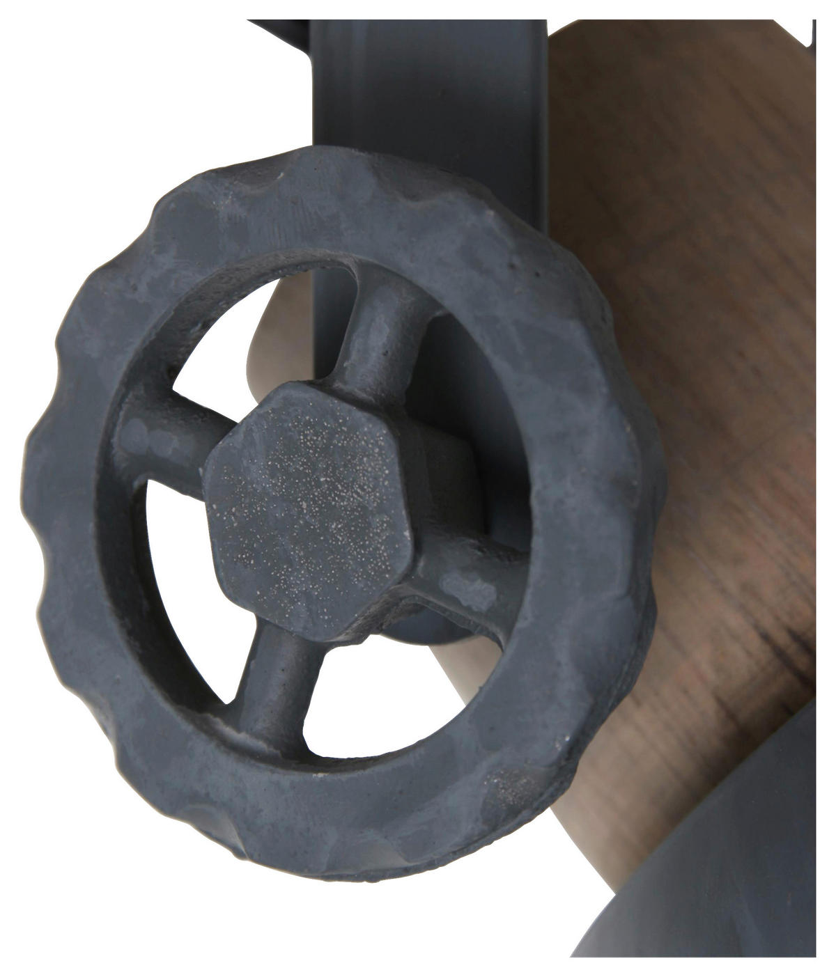 DECKENSPOTS - Anthrazit, Trend, Holz/Metall (32/19/17cm)