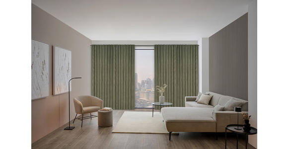 FERTIGVORHANG  black-out (lichtundurchlässig)   135/245 cm  - Basics, Textil (135/245cm) - Dieter Knoll