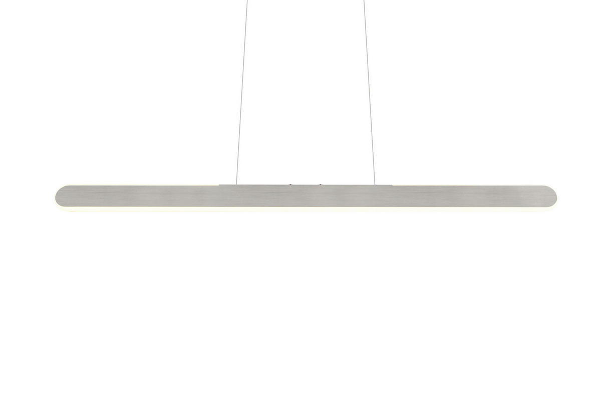 LED-PENDELLAMPA Helios 100/8,5/150 cm  - vit/aluminiumfärg, Design, metall/plast (100/8,5/150cm)