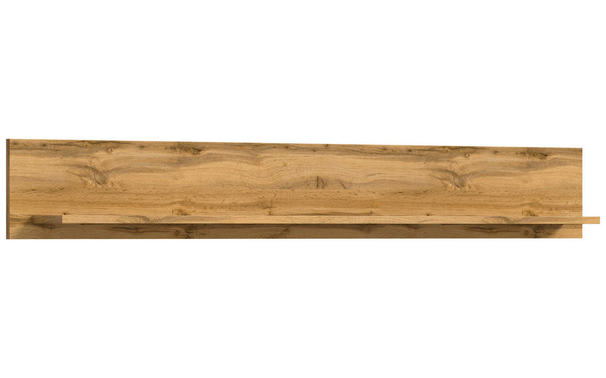 WANDBOARD in 140/20/15 cm Eiche Wotan  - Eiche Wotan, Design, Holzwerkstoff (140/20/15cm) - MID.YOU