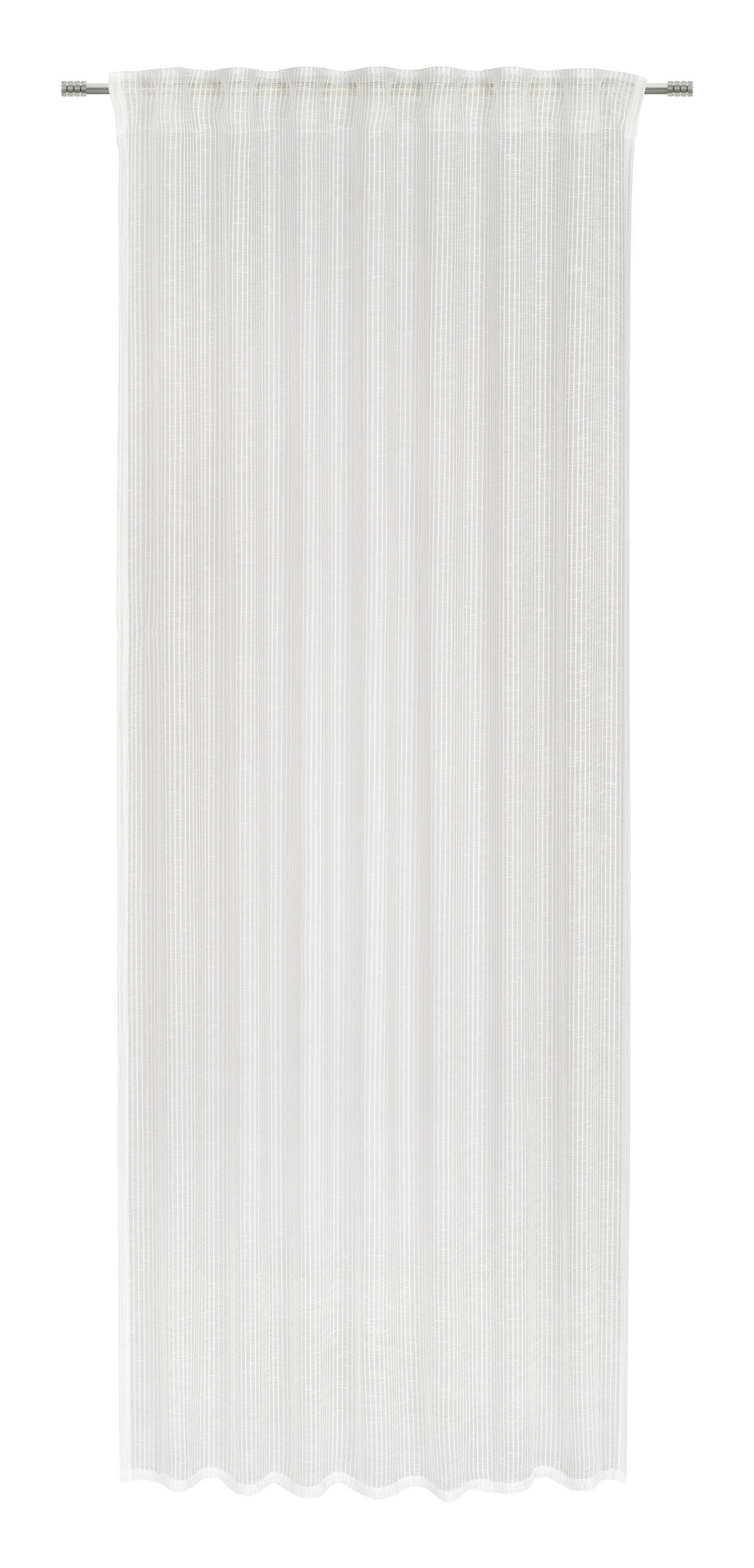 FERTIGVORHANG transparent  - Elfenbein/Naturfarben, Trend, Textil (140/245cm) - Esposa