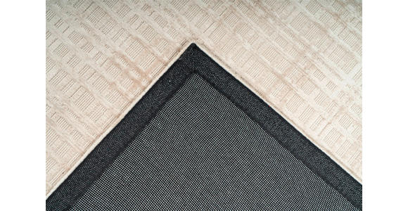 FLACHWEBETEPPICH 120/170 cm Karma Silberfarben, Beige  - Beige/Silberfarben, Basics, Textil (120/170cm) - Novel